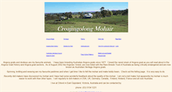 Desktop Screenshot of mohair.alphalink.com.au
