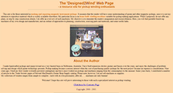 Desktop Screenshot of designed2wind.alphalink.com.au