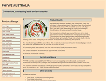 Tablet Screenshot of phywe.alphalink.com.au